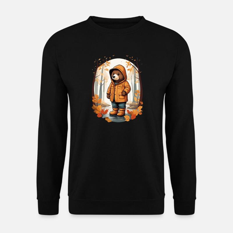 Cute Bear - Unisex Sweatshirt - black