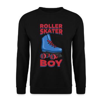 Rollerskates Junge - Unisex Pullover - Schwarz - Vorne - Alina (178cm) & Michal (187cm)