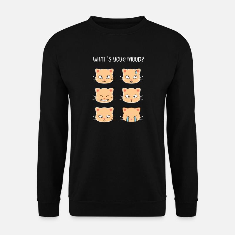 Cats - What's Your Mood? - Unisex Sweatshirt - black
