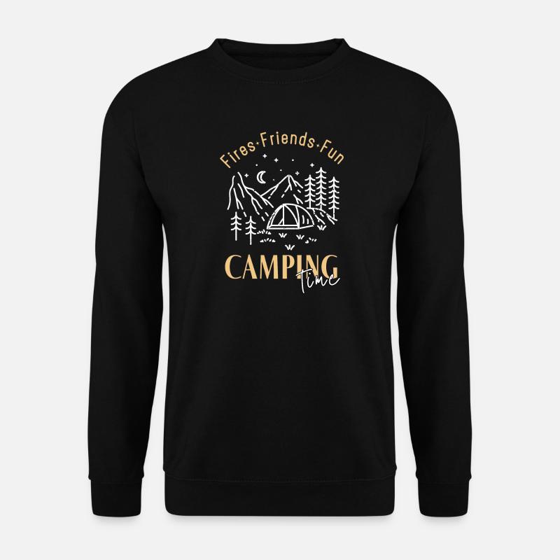 Camping Time - Unisex Sweatshirt - black