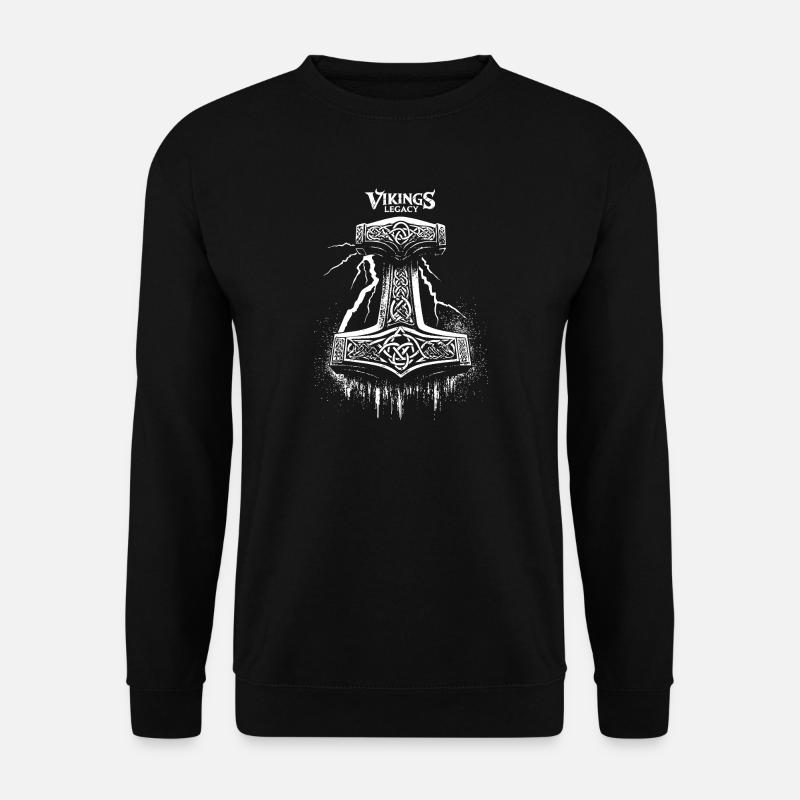 Thor's Hammer - Unisex Pullover - Schwarz