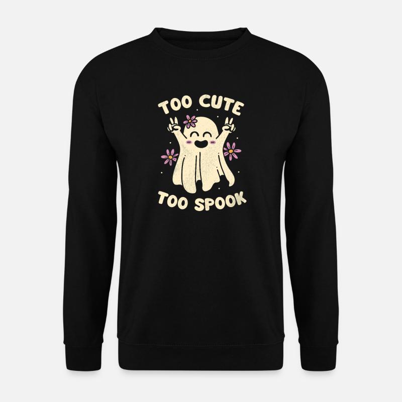 Too Cute Too Spook - Unisex Sweatshirt - black