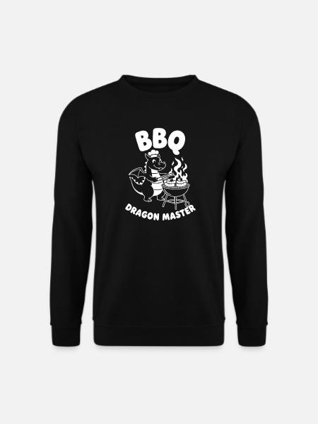 BBQ Drachenmeister Grill - Unisex Sweatshirt - black