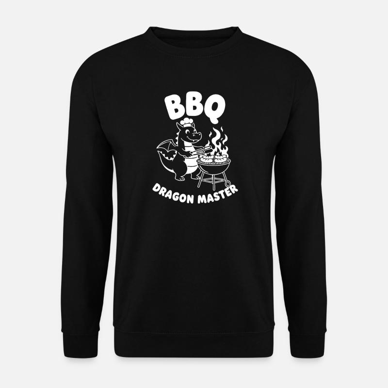 BBQ Drachenmeister Grill - Unisex Pullover - Schwarz