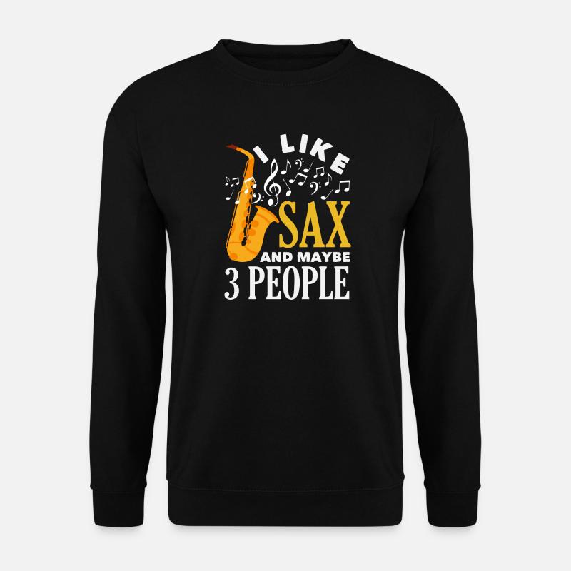 Saxophone - Unisex Sweatshirt - black