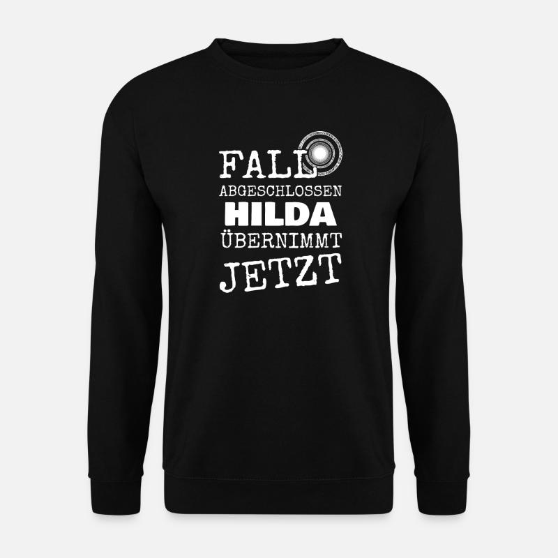 First name Hilda - Unisex Sweatshirt - black