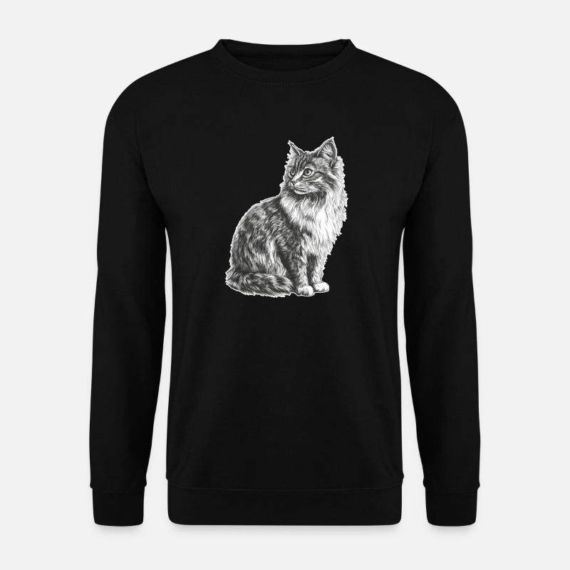 Chat - Sweat-shirt Unisexe - noir