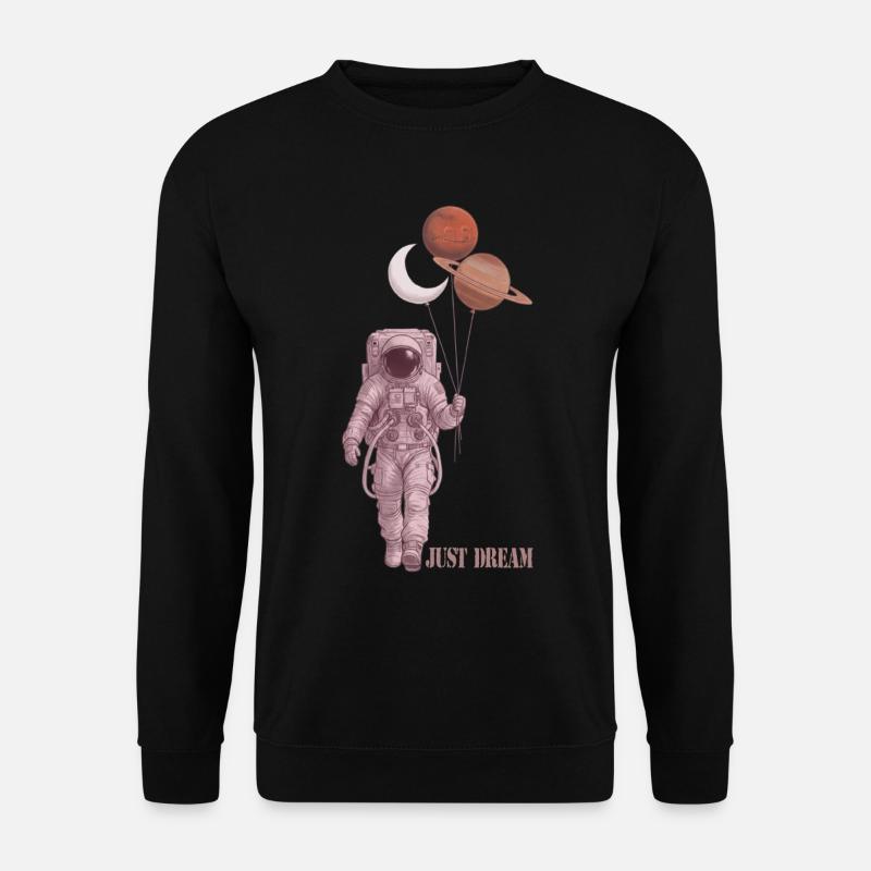 astronaut - Unisex Sweatshirt - black
