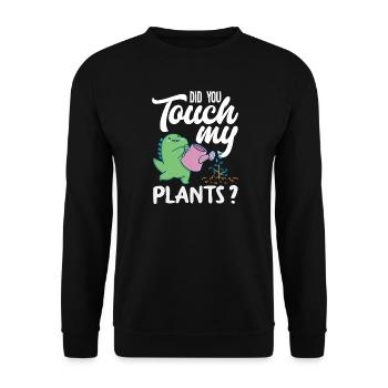 Garten- Und Pflanzenliebhaber Geschenke - Unisex Pullover - Schwarz - Vorne - Alina (178cm) & Michal (187cm)