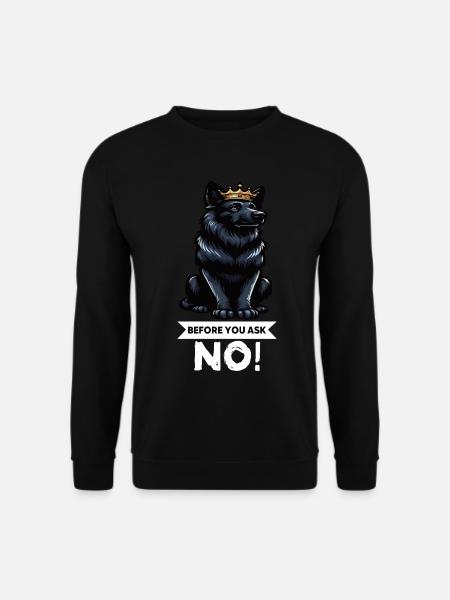 Avant de demander Bergers Noirs - Sweat-shirt Unisexe - noir
