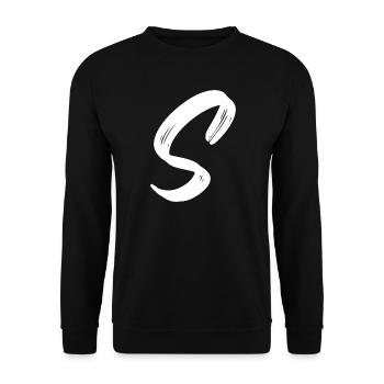 S - Unisex Pullover - Schwarz - Vorne - Alina (178cm) & Michal (187cm)