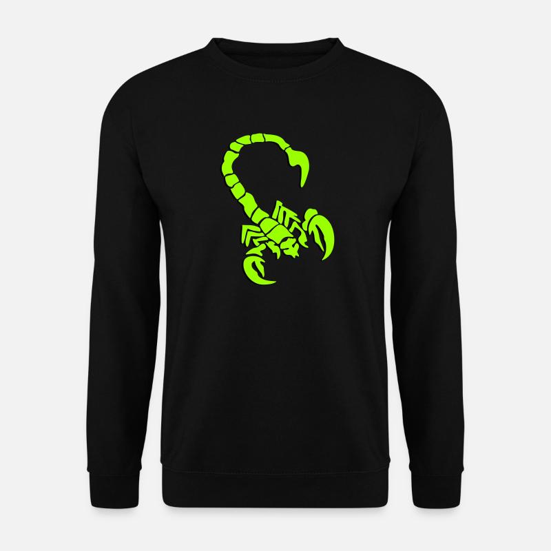 skorpion_01_3d - Unisex Pullover - Schwarz