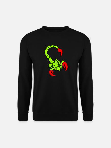 skorpion_01_3d_rot_2 - Unisex Pullover - Schwarz