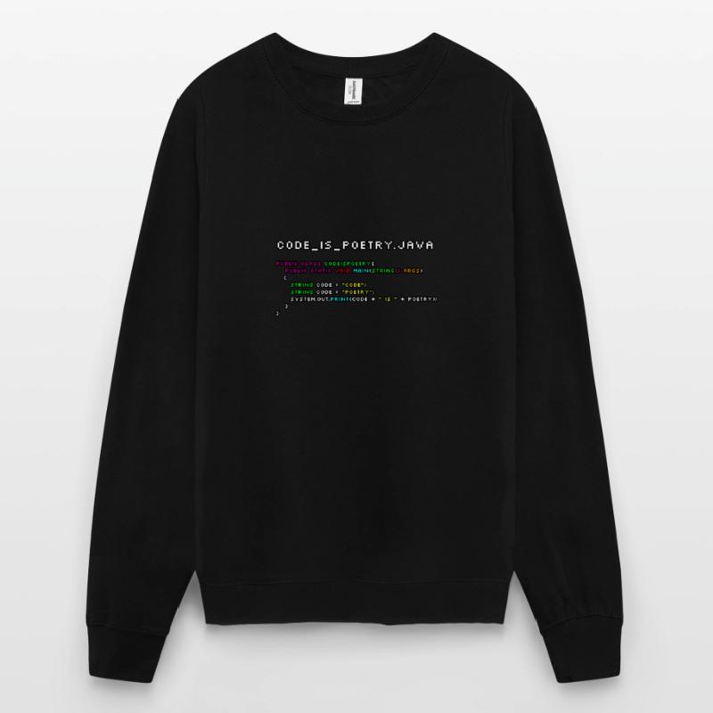 Code ist poetry.java Unisex Pullover
