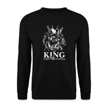 Roi pékinois de tout Dire Chiens Wilsigns - Sweat-shirt Unisexe - noir - Devant - Alina (178cm) & Michal (187cm)