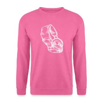 Kopfhoerer - Unisex Pullover - Pink - Vorne