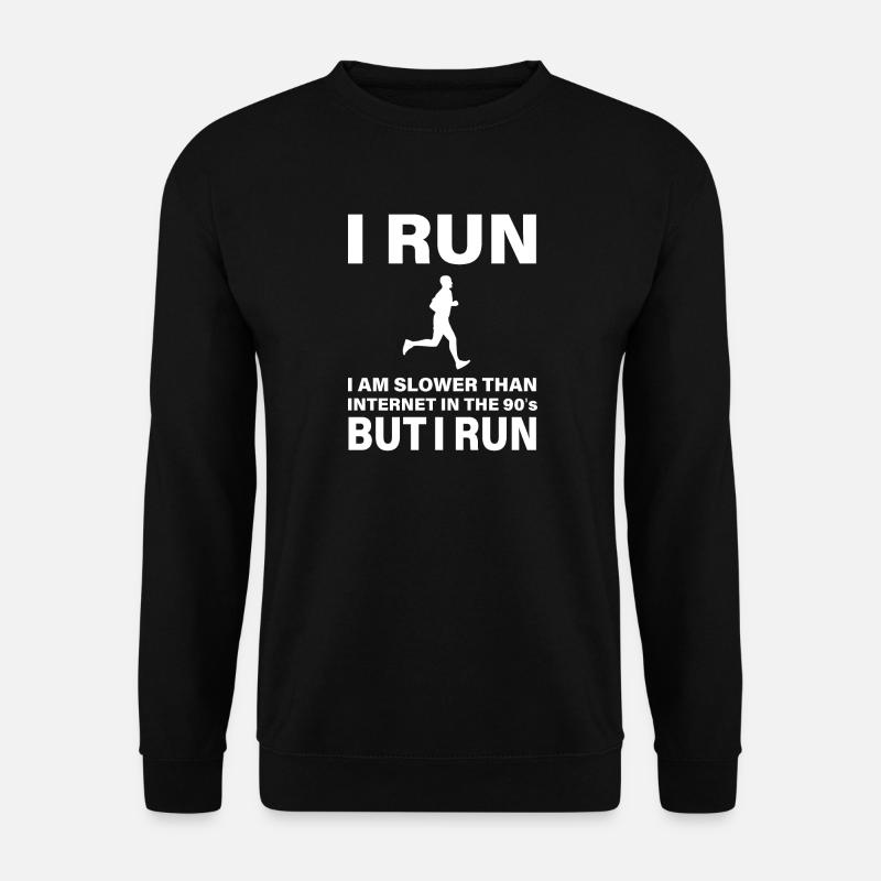 THE SLOWEST RUNNER IN WILD WEST - Unisex Pullover - Schwarz