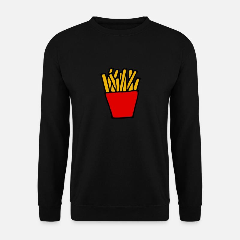 Pommes Frites - Unisex Pullover - Schwarz