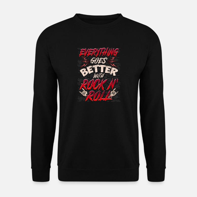 Rock'n'Roll - Unisex Sweatshirt - black