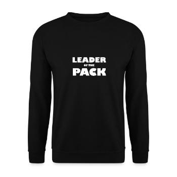 Leader Of The Pack - Unisex Sweatshirt - black - Front - Alina (178cm) & Michal (187cm)