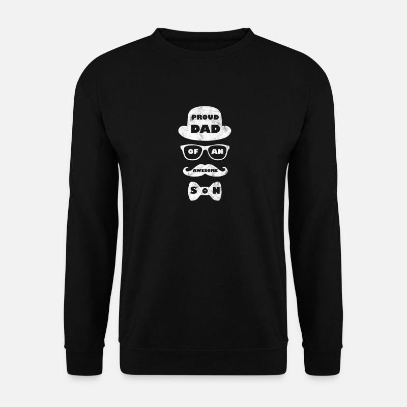 Vater und Sohn - Unisex Pullover - Schwarz