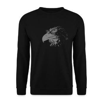 aigle - Sweat-shirt Unisexe - noir - Devant - Alina (178cm) & Michal (187cm)