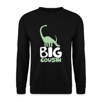 Cousin cousins famille cousin id cadeau drôle - Sweat-shirt Unisexe - noir - Devant - Alina (178cm) & Michal (187cm)