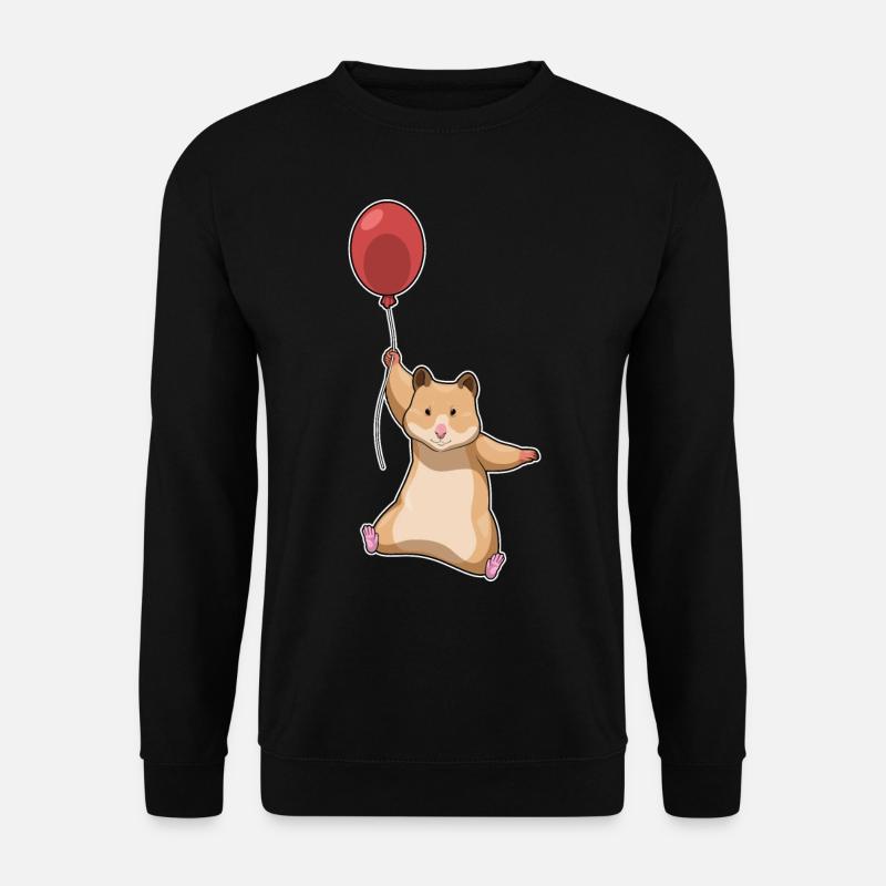 Ballon Hamster - Sweat-shirt Unisexe - noir