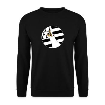 Armorican seagull - Unisex Pullover - Schwarz - Vorne - Alina (178cm) & Michal (187cm)