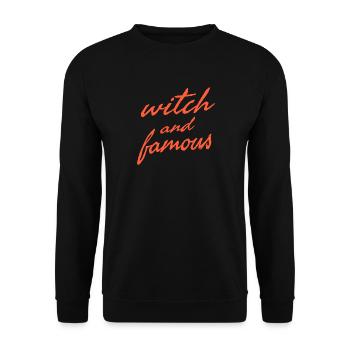 Halloween Hexe Hexe Hexen Humour Sorcière Et Célèbre - Sweat-shirt Unisexe - noir - Devant - Alina (178cm) & Michal (187cm)
