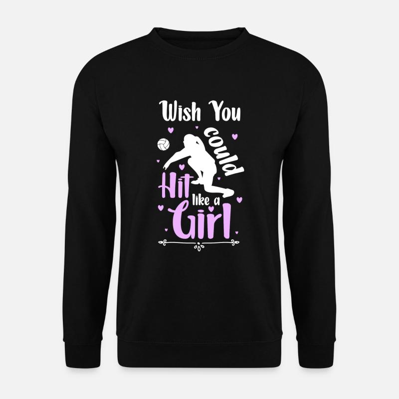 Volleyball Spieler Training - Unisex Pullover - Schwarz