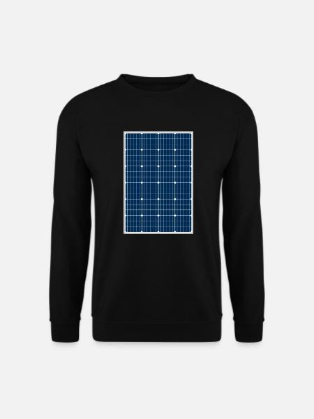 Solarzelle, Photovoltaik, Solarenergie, Solarpanel - Unisex Pullover - Schwarz