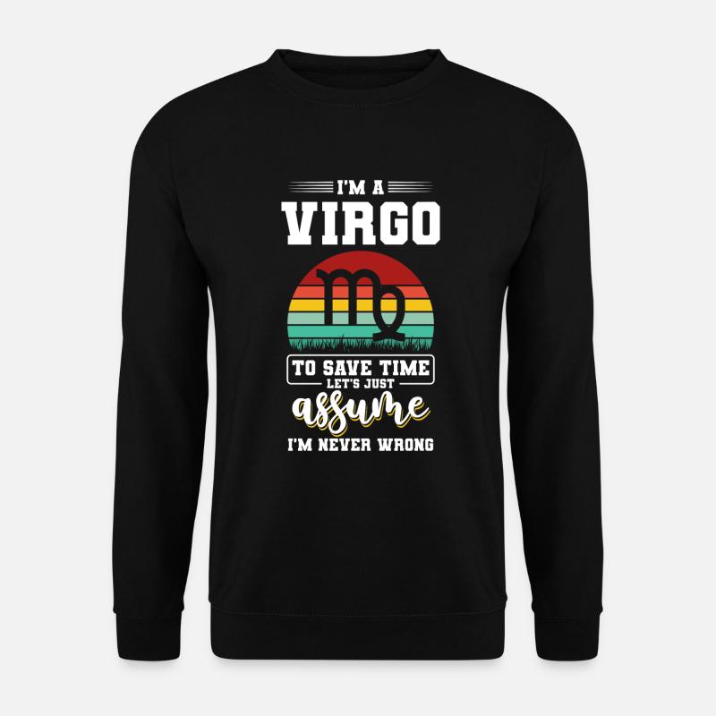 Horoscope Virgo Planet - Unisex Sweatshirt - black