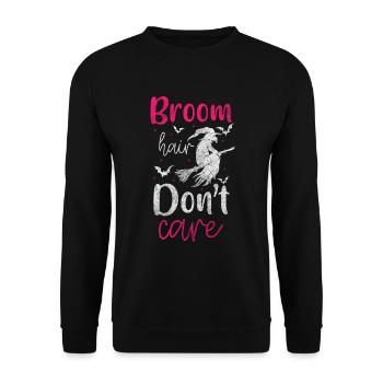Witchcraft Women Sorcery Monster - Unisex Sweatshirt - black - Front - Alina (178cm) & Michal (187cm)