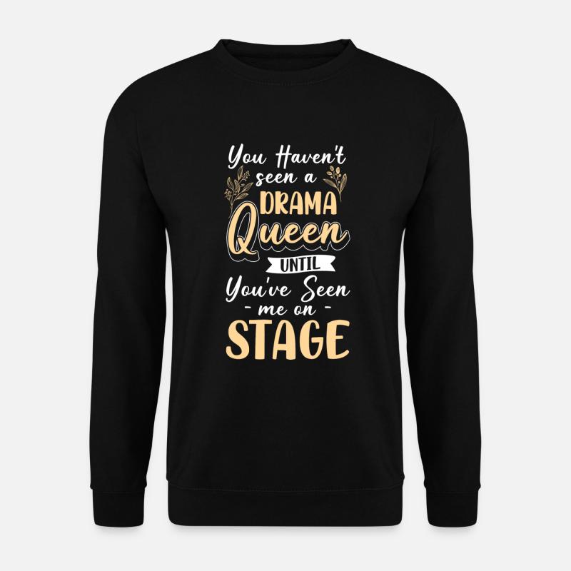 Queen Aufmerksamkeit Schwanger - Unisex Pullover - Schwarz