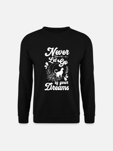 Attrape-rêves Plume Souhait Ésotérisme - Sweat-shirt Unisexe - noir