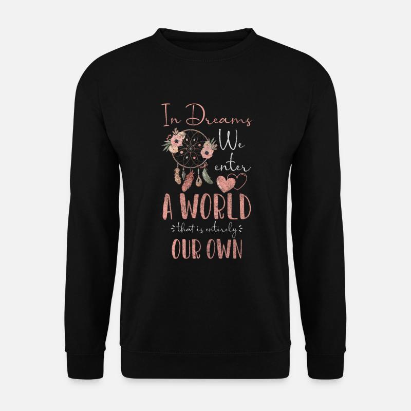 Traum Motivation Liebe - Unisex Pullover - Schwarz