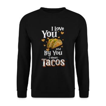 Célébrations Taco Latino Cinco de Mayo - Sweat-shirt Unisexe - noir - Devant - Alina (178cm) & Michal (187cm)