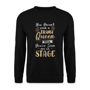 Théâtre dramatique Troubles des femmes - Sweat-shirt Unisexe - noir - Devant - Alina (178cm) & Michal (187cm)