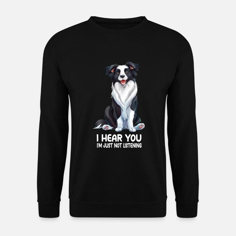 Border Collie - Unisex Pullover - Schwarz