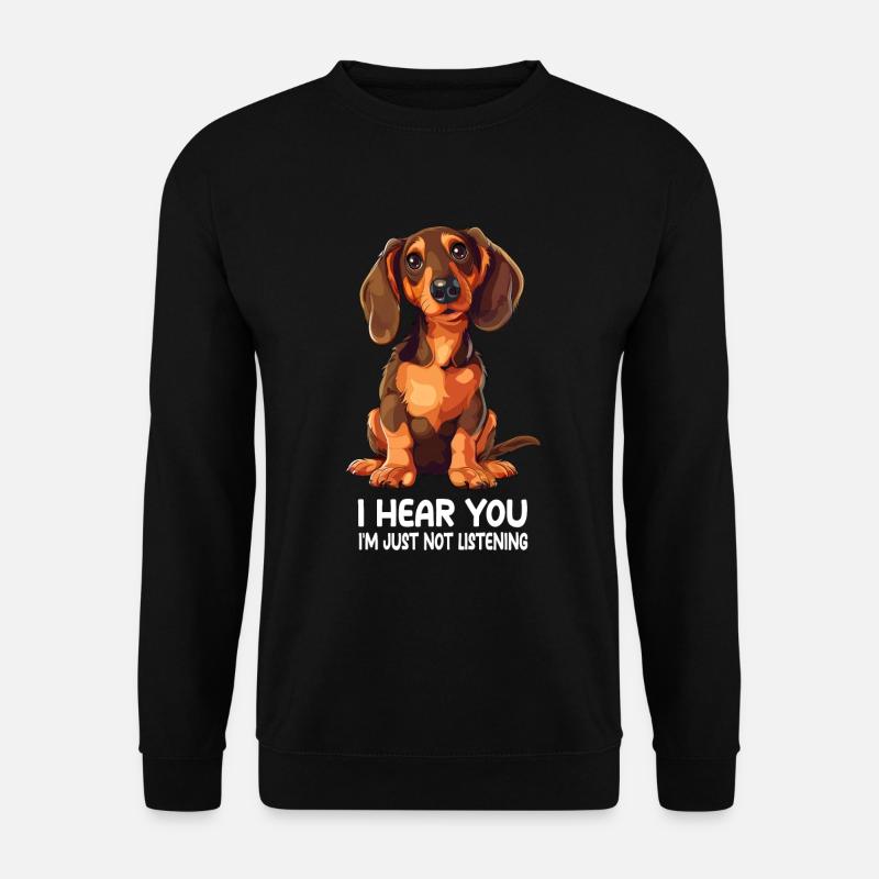 Dachshund - Unisex Sweatshirt - black
