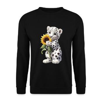 Hase - Unisex Pullover - Schwarz - Vorne - Alina (178cm) & Michal (187cm)
