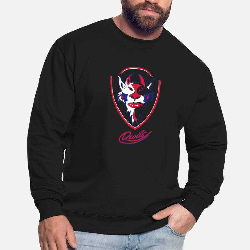 Devils visuels logo avec Devils Script Sweat-shirt Unisexe