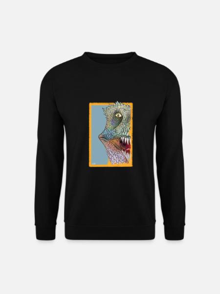 Look At A Dinosaur! - Unisex Pullover - Schwarz