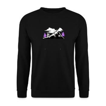Randonnée à vélo - Sweat-shirt Unisexe - noir - Devant - Alina (178cm) & Michal (187cm)