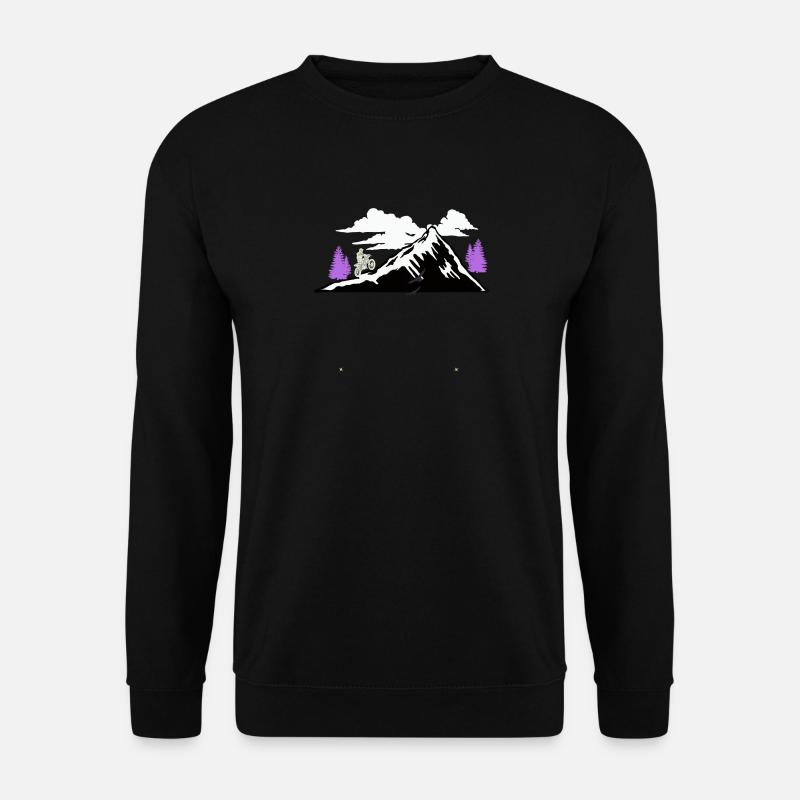 Randonnée à vélo - Sweat-shirt Unisexe - noir