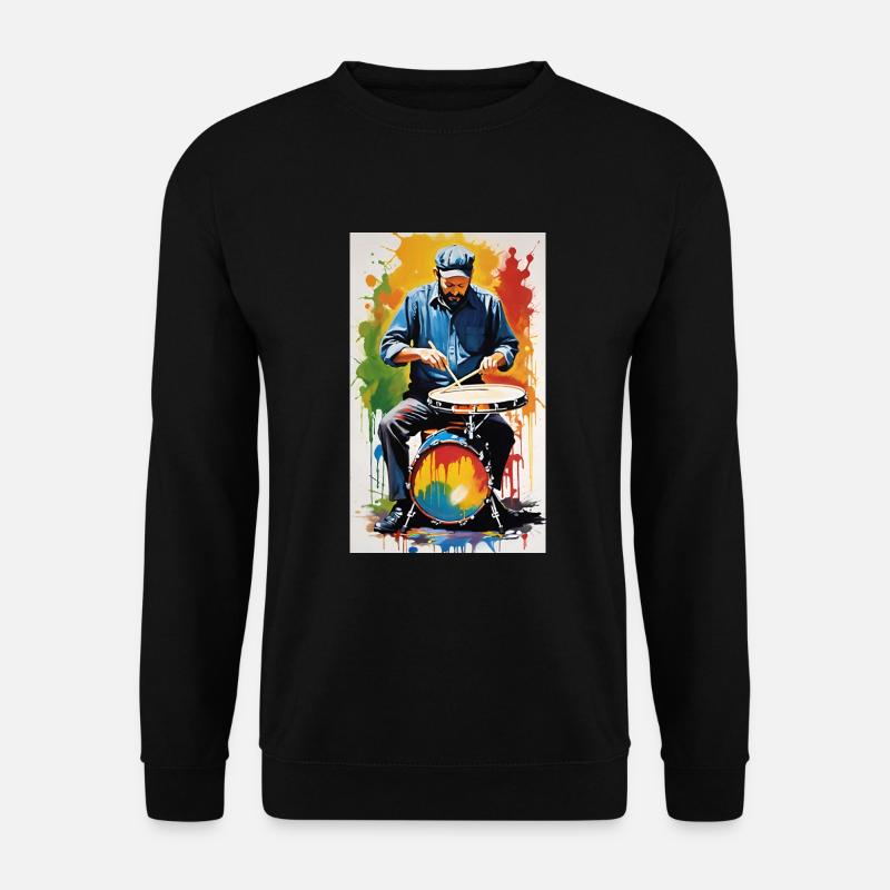 Percussion - Sweat-shirt Unisexe - noir