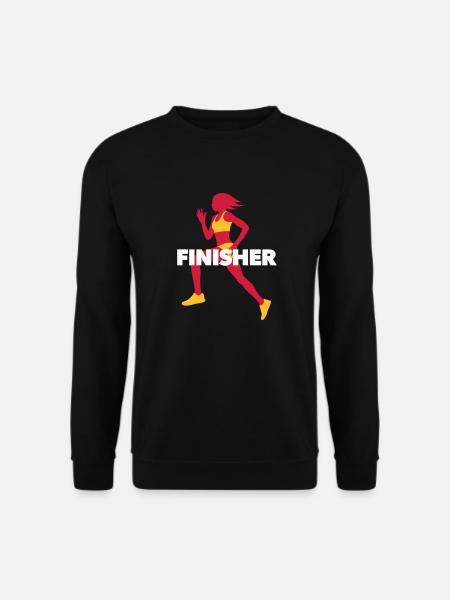 Running Finisher - Run - Fitness - Unisex Pullover - Schwarz