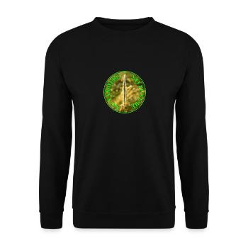 No Farmers no future - No future without farmers - Unisex Sweatshirt - black - Front - Alina (178cm) & Michal (187cm)