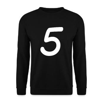 5 - Unisex Sweatshirt - black - Front - Alina (178cm) & Michal (187cm)
